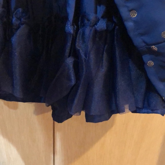 🔥HP🔥BNWT NAVY FOIL DOT DRESS - Picture 3 of 4